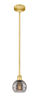 Edison One Light Mini Pendant in Satin Gold (405|616-1S-SG-G556-6SM)