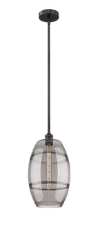 Edison One Light Mini Pendant in Matte Black (405|616-1S-BK-G557-10SM)