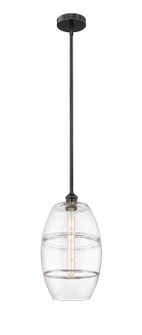 Edison One Light Mini Pendant in Matte Black (405|616-1S-BK-G557-10CL)