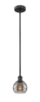 Edison One Light Mini Pendant in Matte Black (405|616-1S-BK-G556-6SM)