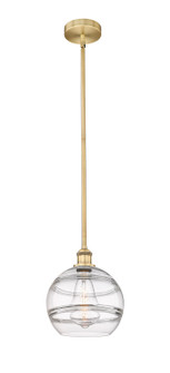 Edison One Light Mini Pendant in Brushed Brass (405|616-1S-BB-G556-10CL)