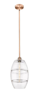 Edison One Light Mini Pendant in Antique Copper (405|616-1S-AC-G557-10CL)