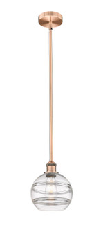 Edison One Light Mini Pendant in Antique Copper (405|616-1S-AC-G556-8CL)