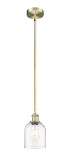 Edison One Light Mini Pendant in Antique Brass (405|616-1S-AB-G558-6CL)