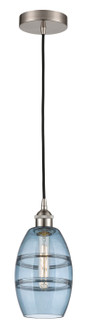 Edison One Light Mini Pendant in Brushed Satin Nickel (405|616-1P-SN-G557-6BL)