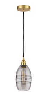 Edison One Light Mini Pendant in Satin Gold (405|616-1P-SG-G557-6SM)