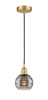 Edison One Light Mini Pendant in Satin Gold (405|616-1P-SG-G556-6SM)