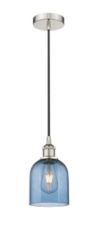 Edison One Light Mini Pendant in Polished Nickel (405|616-1P-PN-G558-6BL)