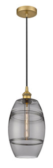 Edison One Light Mini Pendant in Brushed Brass (405|616-1P-BB-G557-8SM)