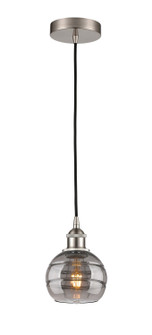 Edison One Light Mini Pendant in Antique Copper (405|616-1P-AC-G556-6SM)