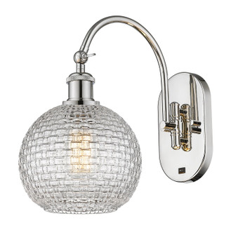 Ballston One Light Wall Sconce in Polished Nickel (405|518-1W-PN-G122C-8CL)