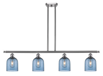 Ballston Four Light Island Pendant in Brushed Satin Nickel (405|516-4I-SN-G558-6BL)