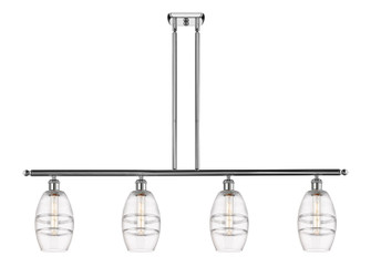 Ballston Four Light Island Pendant in Polished Chrome (405|516-4I-PC-G557-6CL)