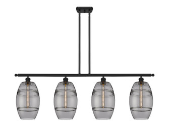 Ballston Four Light Island Pendant in Matte Black (405|516-4I-BK-G557-8SM)