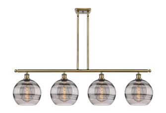 Ballston Four Light Island Pendant in Antique Brass (405|516-4I-AB-G556-10SM)