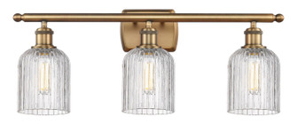 Ballston Three Light Bath Vanity in Brushed Brass (405|516-3W-BB-G559-5CL)