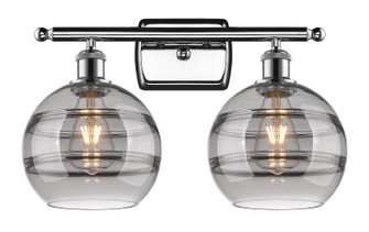 Ballston Two Light Bath Vanity in Polished Chrome (405|516-2W-PC-G556-8SM)