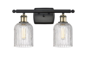 Ballston Two Light Bath Vanity in Black Antique Brass (405|516-2W-BAB-G559-5CL)