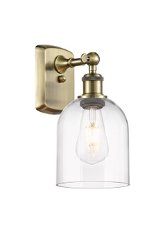 Ballston One Light Wall Sconce in Antique Brass (405|516-1W-AB-G558-6CL) Ballston One Light Wall Sconce in Antique Brass (405|516-1W-AB-G558-6CL)