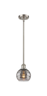 Ballston One Light Mini Pendant in Brushed Satin Nickel (405|516-1S-SN-G556-6SM)