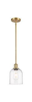 Ballston One Light Mini Pendant in Satin Gold (405|516-1S-SG-G558-6CL)