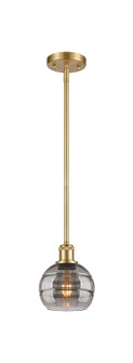 Ballston One Light Mini Pendant in Satin Gold (405|516-1S-SG-G556-6SM)