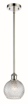 Ballston One Light Mini Pendant in Polished Nickel (405|516-1S-PN-G122C-6CL)