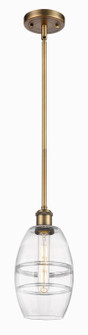 Ballston One Light Mini Pendant in Brushed Brass (405|516-1S-BB-G557-6CL)