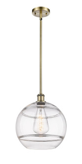 Ballston One Light Mini Pendant in Antique Brass (405|516-1S-AB-G556-12CL)