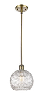 Ballston One Light Mini Pendant in Antique Brass (405|516-1S-AB-G122C-8CL)