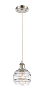 Ballston One Light Mini Pendant in Brushed Satin Nickel (405|516-1P-SN-G556-6CL)