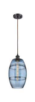 Ballston One Light Mini Pendant in Oil Rubbed Bronze (405|516-1P-OB-G557-8BL)