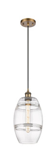 Ballston One Light Mini Pendant in Brushed Brass (405|516-1P-BB-G557-8CL)