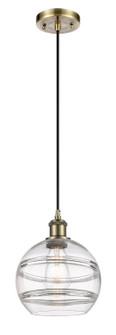 Ballston LED Pendant in Antique Brass (405|516-1P-AB-G556-8CL)