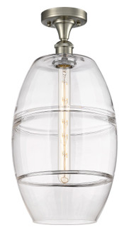 Ballston One Light Semi-Flush Mount in Brushed Satin Nickel (405|516-1C-SN-G557-10CL)