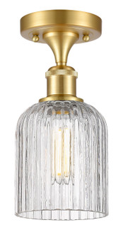 Ballston One Light Semi-Flush Mount in Satin Gold (405|516-1C-SG-G559-5CL)