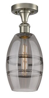 Ballston One Light Semi-Flush Mount in Polished Chrome (405|516-1C-PC-G557-6CL)