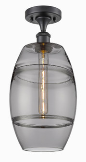 Ballston LED Semi-Flush Mount in Matte Black (405|516-1C-BK-G557-8SM)