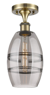 Ballston One Light Semi-Flush Mount in Antique Brass (405|516-1C-AB-G557-6SM)