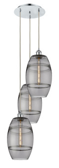 Ballston Three Light Pendant in Polished Chrome (405|113B-3P-PC-G557-8SM)