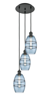 Ballston LED Pendant in Matte Black (405|113B-3P-BK-G557-6BL)