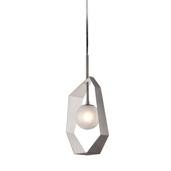 Origami One Light Pendant in Graphite With Silver Leaf (67|F5533-GRA/SL/SS)