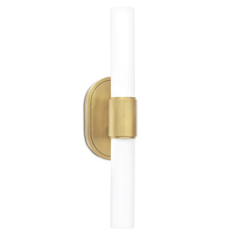 Dixon Two Light Wall Sconce in Natural Brass (400|15-1201NB)
