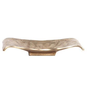 Scrolled Metal Tray Tray / Wall Art in Gold (204|35029)