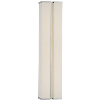 Vernet LED Wall Sconce in Polished Nickel and Linen (268|PCD 2251PN/L)