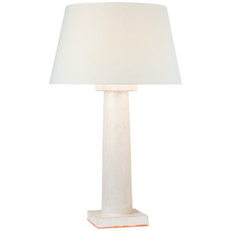 Colonne LED Table Lamp in Glossy White Crackle (268|CHA 8605GWC-L)