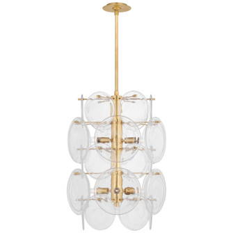 Loire Six Light Chandelier in Gild (268|ARN 5451G-CSG)