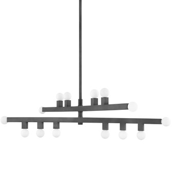 Sutter 14 Light Chandelier in Graphite (428|H823914-GRA)