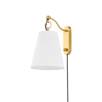 Joan One Light Wall Sconce in Aged Brass (70|1415-AGB)