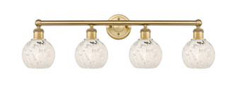 Edison LED Bath Vanity in Brushed Brass (405|616-4W-BB-G1216-6WM)